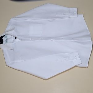 Big Boys 20 Flynn O'Hara White, Long Sleeve, Button Up Dress Shirt